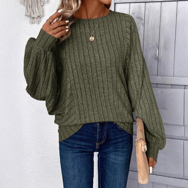 TIANA™ - Casual Loose Fit Long Sleeve Blouse - MABEL LONDON