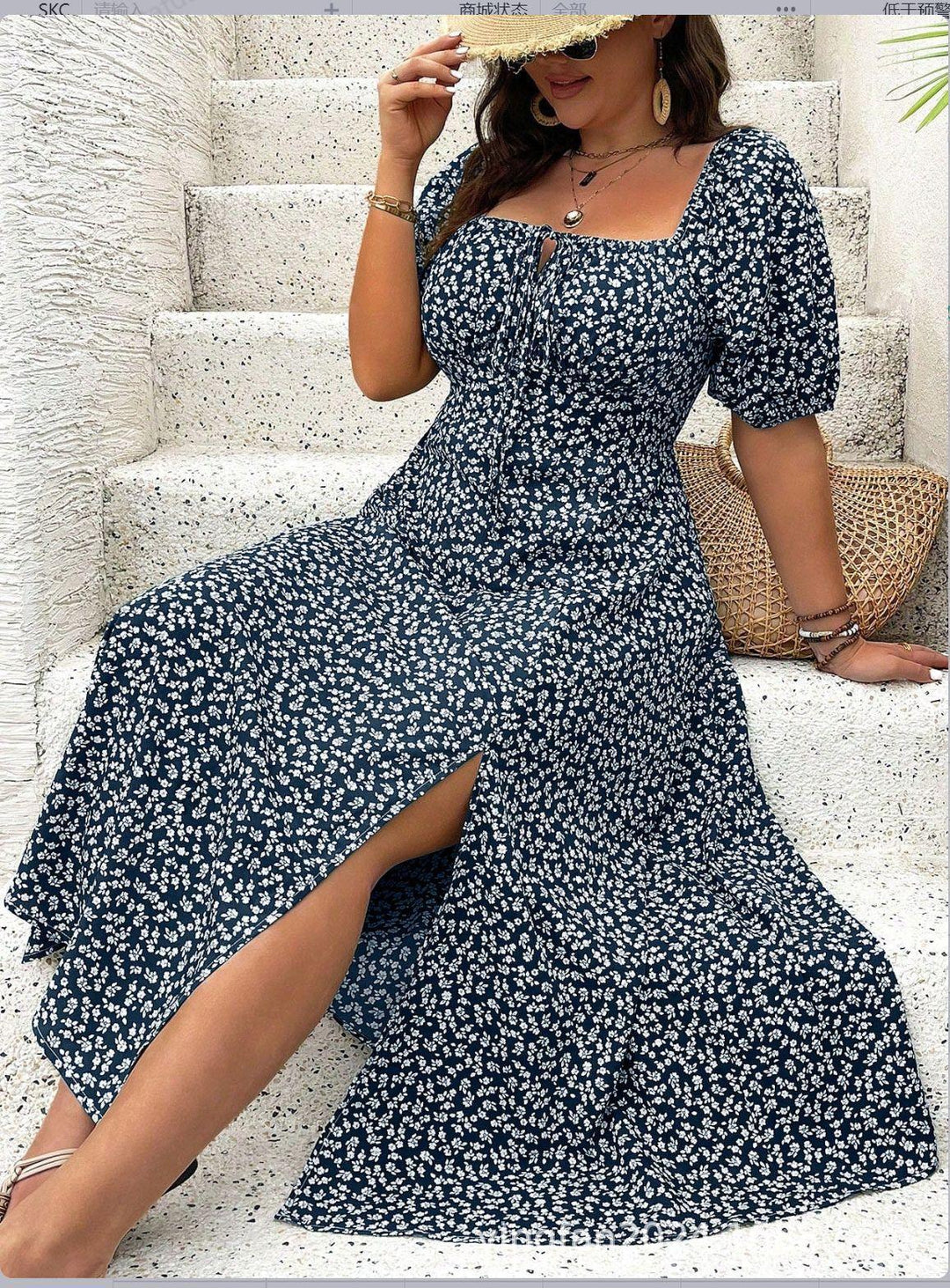 CLAIRE™ - Elegant Floral Maxi Dress - MABEL LONDON