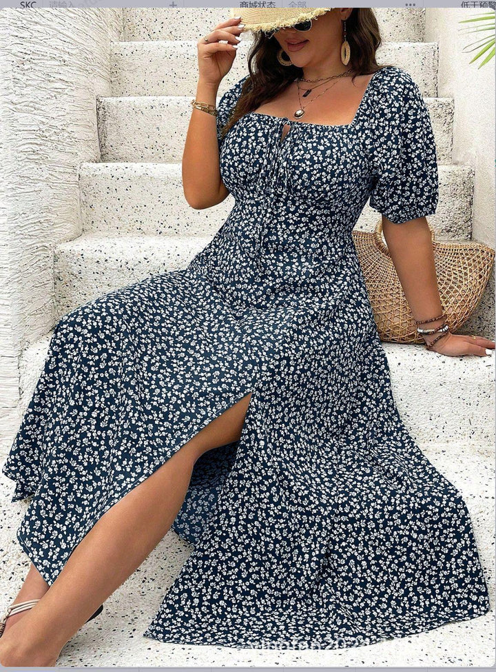 CLAIRE™ - Elegant Floral Maxi Dress - MABEL LONDON