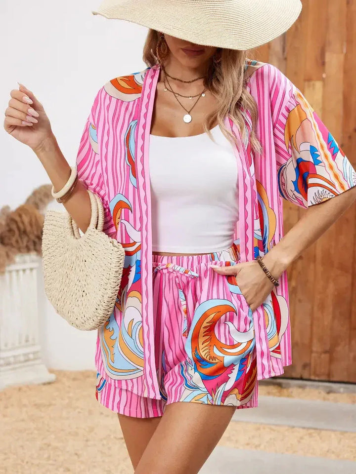 FANNIE™ – Simple Summer Floral Top and Shorts Set - MABEL LONDON