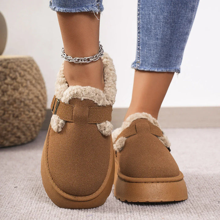 TAZA™ - Comfy Platform Mini Boots Slippers - MABEL LONDON