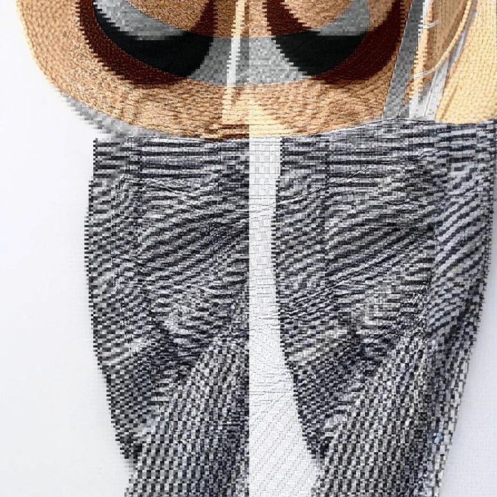 KRISTEL™ – Vintage Flowy Checkered Puff Sleeve Blouse - MABEL LONDON