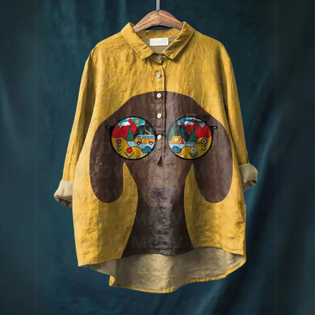 RONNA™ - Dog Art Shirt - MABEL LONDON