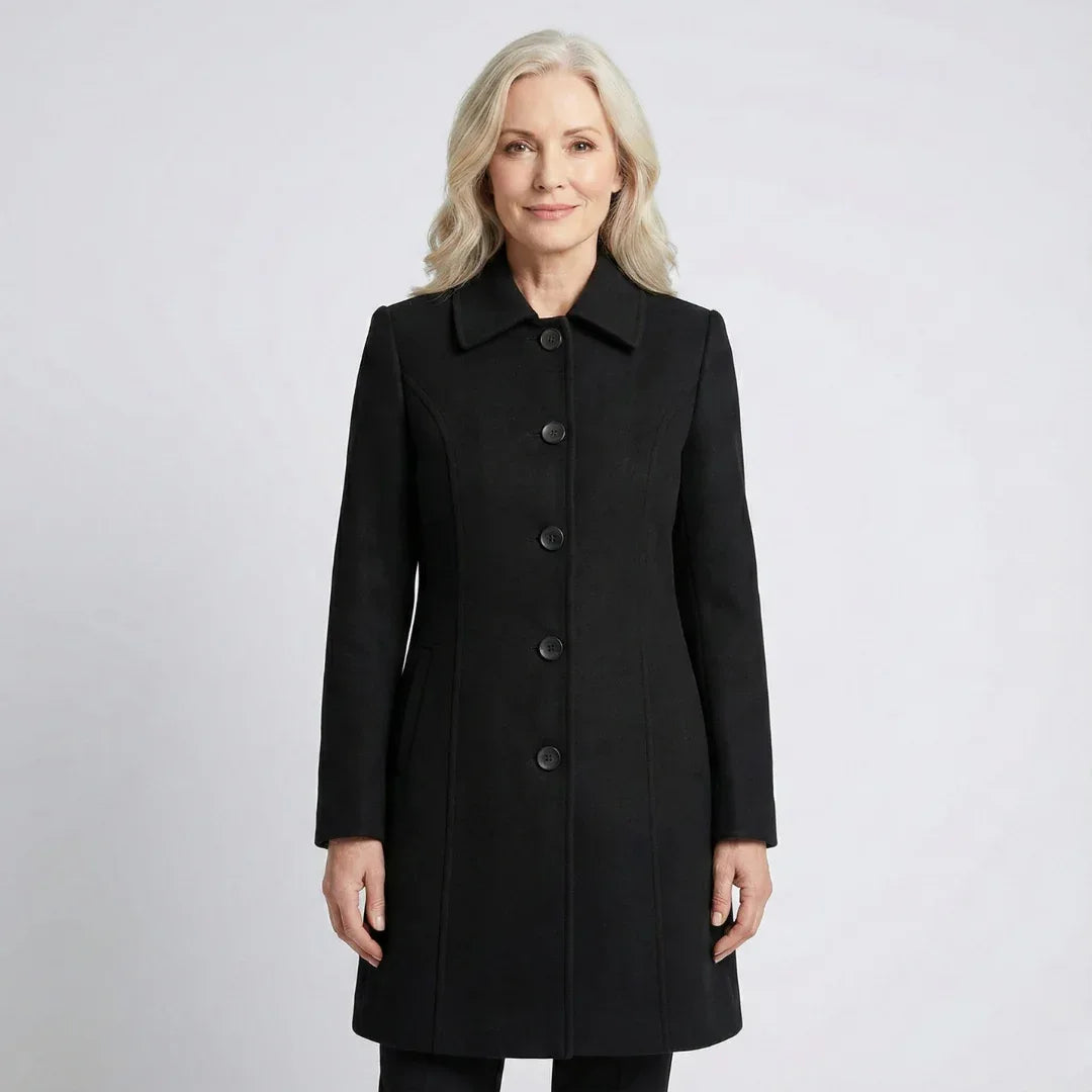 Josephine - Single Breasted Winter Trench Coat - MABEL LONDON