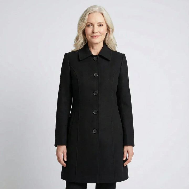 Josephine - Single Breasted Winter Trench Coat - MABEL LONDON