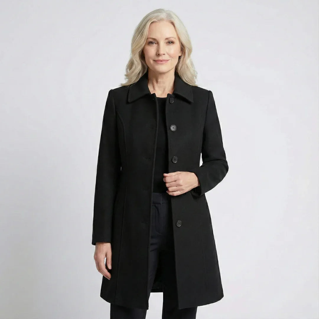 Josephine - Single Breasted Winter Trench Coat - MABEL LONDON