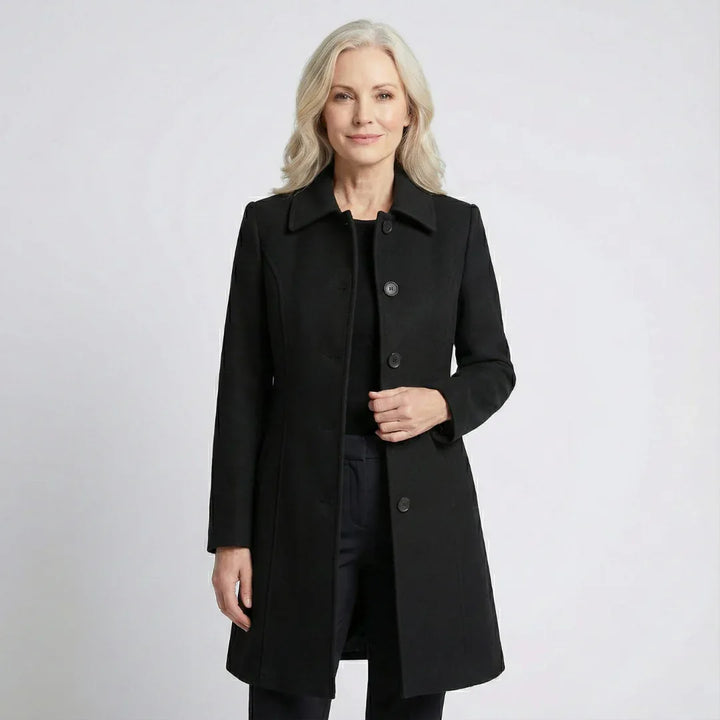 Josephine - Single Breasted Winter Trench Coat - MABEL LONDON