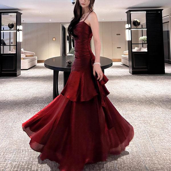 VIANNE™ - Glamorous Ruffled Maxi Dress - MABEL LONDON