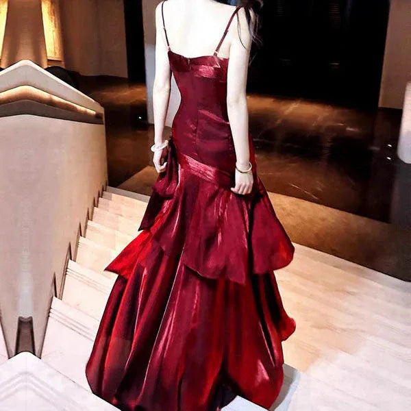 VIANNE™ - Glamorous Ruffled Maxi Dress - MABEL LONDON