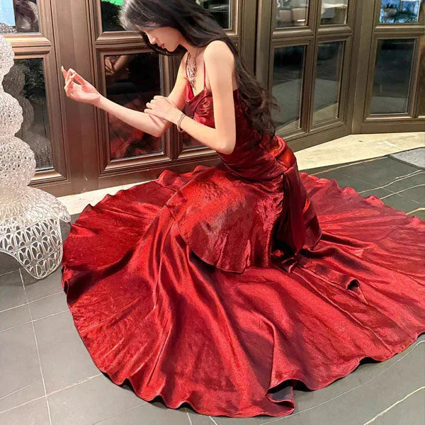 VIANNE™ - Glamorous Ruffled Maxi Dress - MABEL LONDON