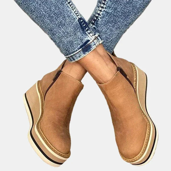 Brooklyn | Elegant Heeled Ankle Boots - MABEL LONDON