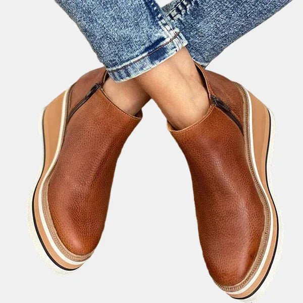 Brooklyn | Elegant Heeled Ankle Boots - MABEL LONDON