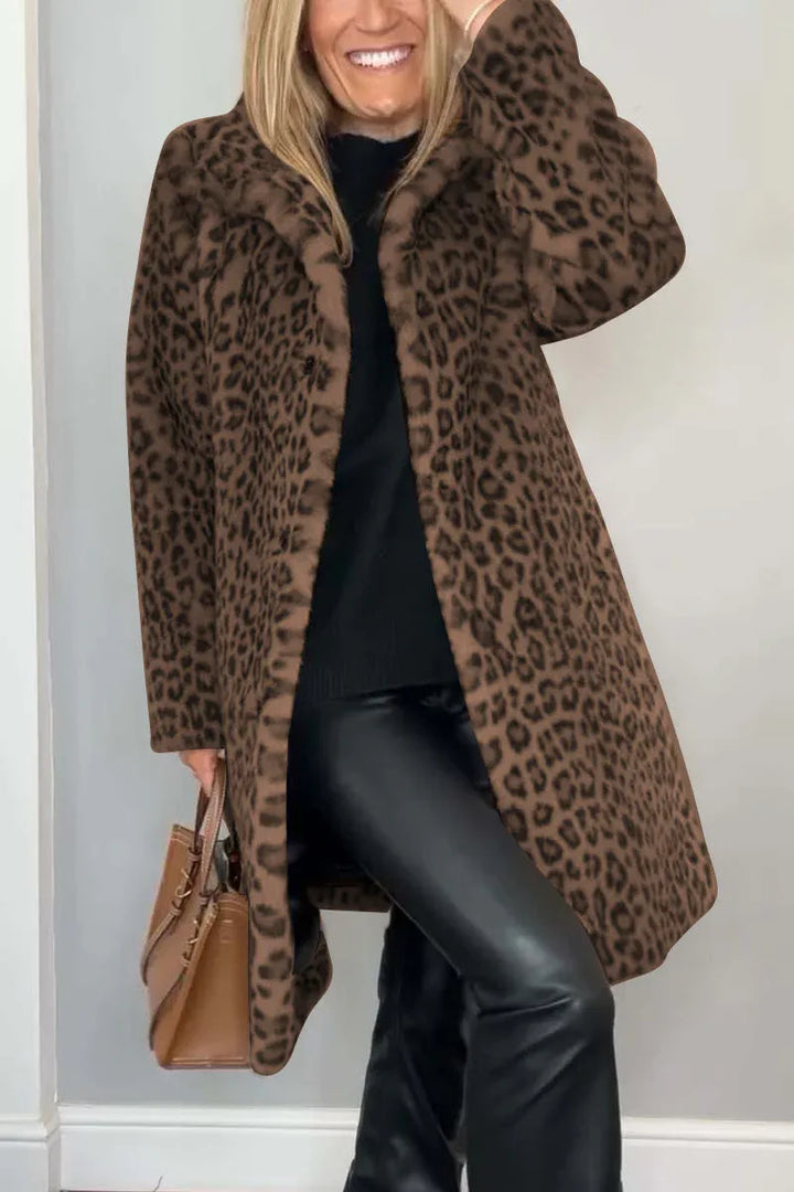 ROSA™ | Leopard Winter Coat - MABEL LONDON