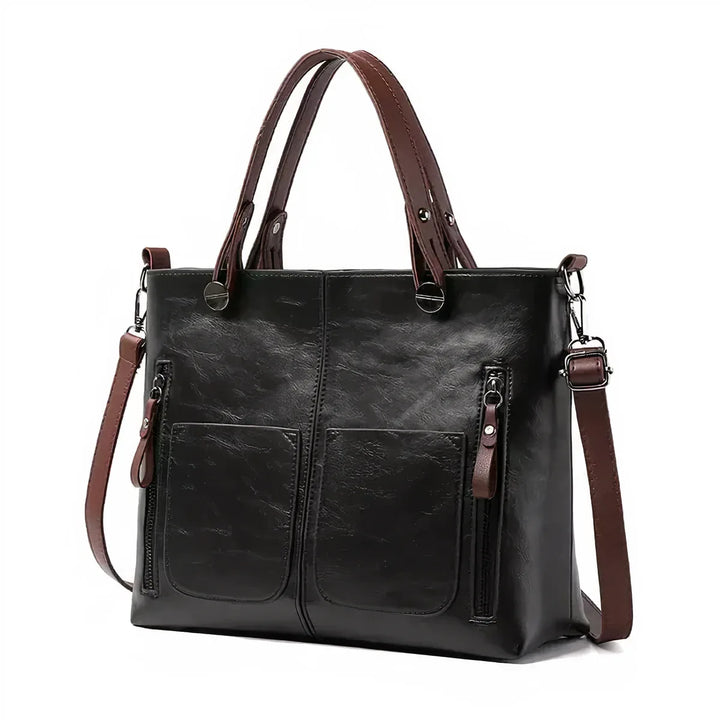 Maeva | Stylish Leather Bag - MABEL LONDON