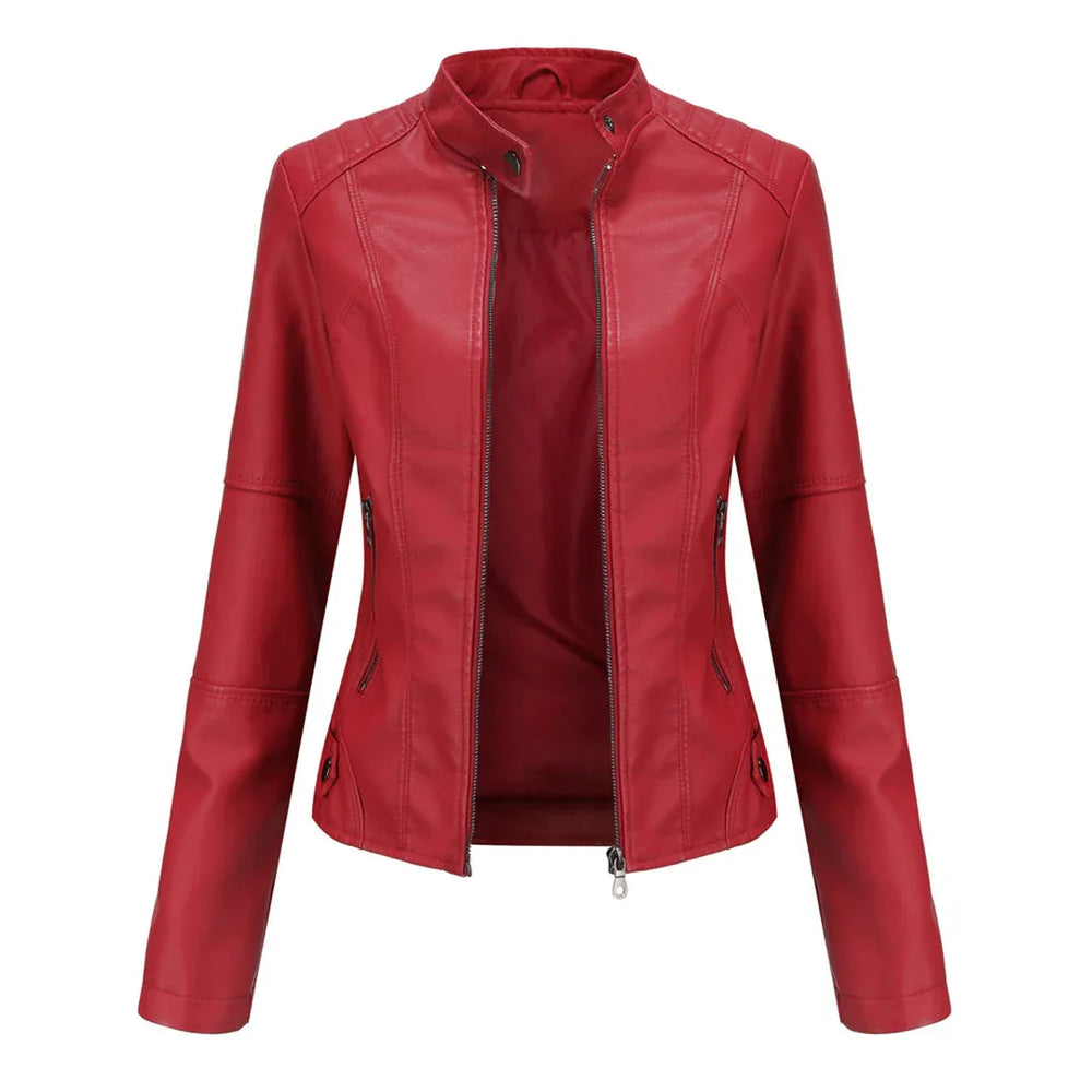 BEATRICE™ - Sleek Zip-Up Jacket - MABEL LONDON