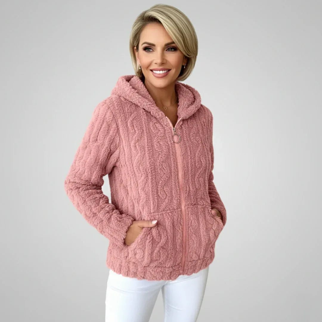 Ruth | Classic Zip-Up Hoodie - MABEL LONDON