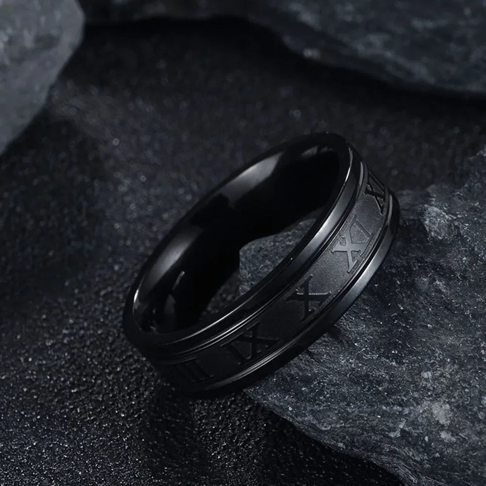 NOELLE™ – Modern Roman Numeral Ring - MABEL LONDON