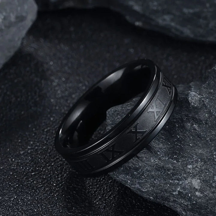 NOELLE™ – Modern Roman Numeral Ring - MABEL LONDON