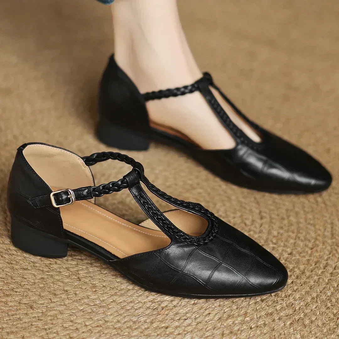 Risla | Soft Leather Mary Janes - MABEL LONDON