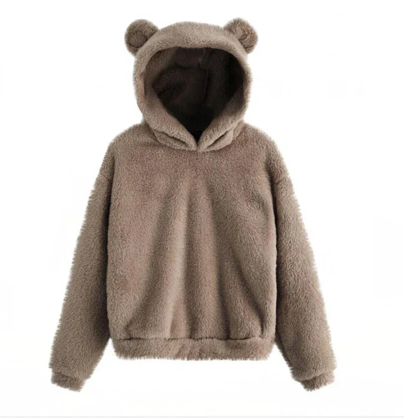 Ellie - Fluffy Teddybear Sweater - MABEL LONDON