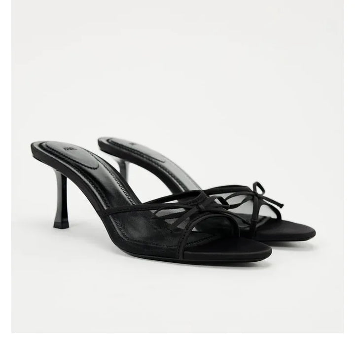 JOYCE™ – Sleek Minimalist Heeled Sandals - MABEL LONDON