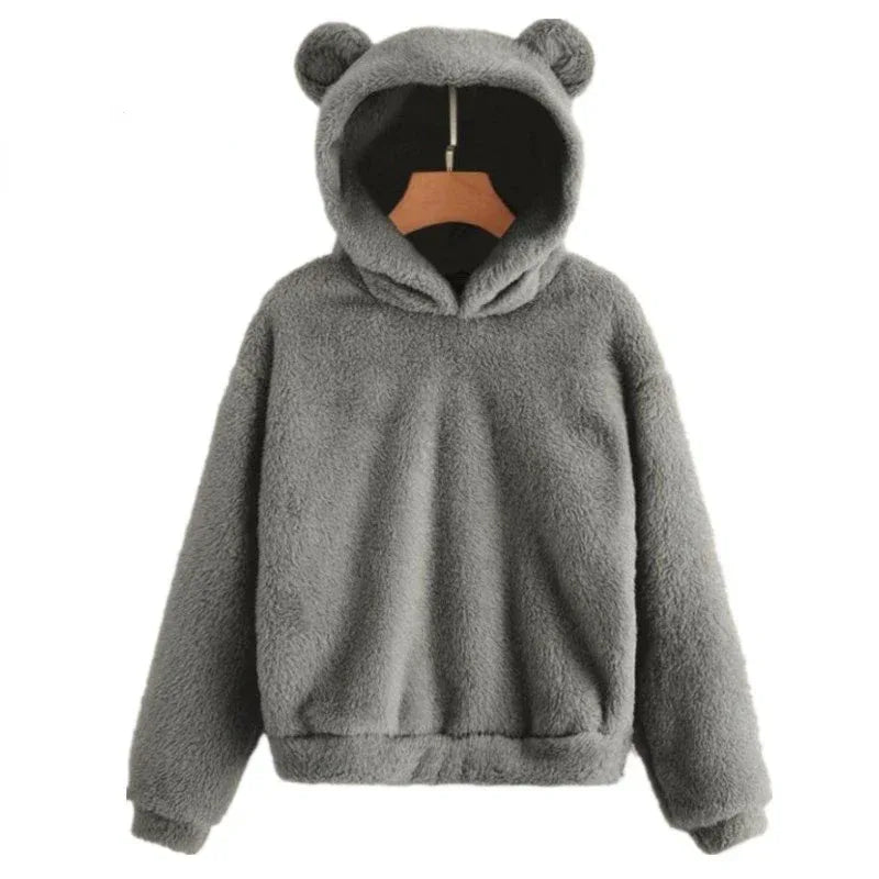 Ellie - Fluffy Teddybear Sweater - MABEL LONDON