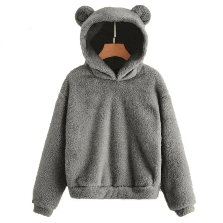 Ellie - Fluffy Teddybear Sweater - MABEL LONDON
