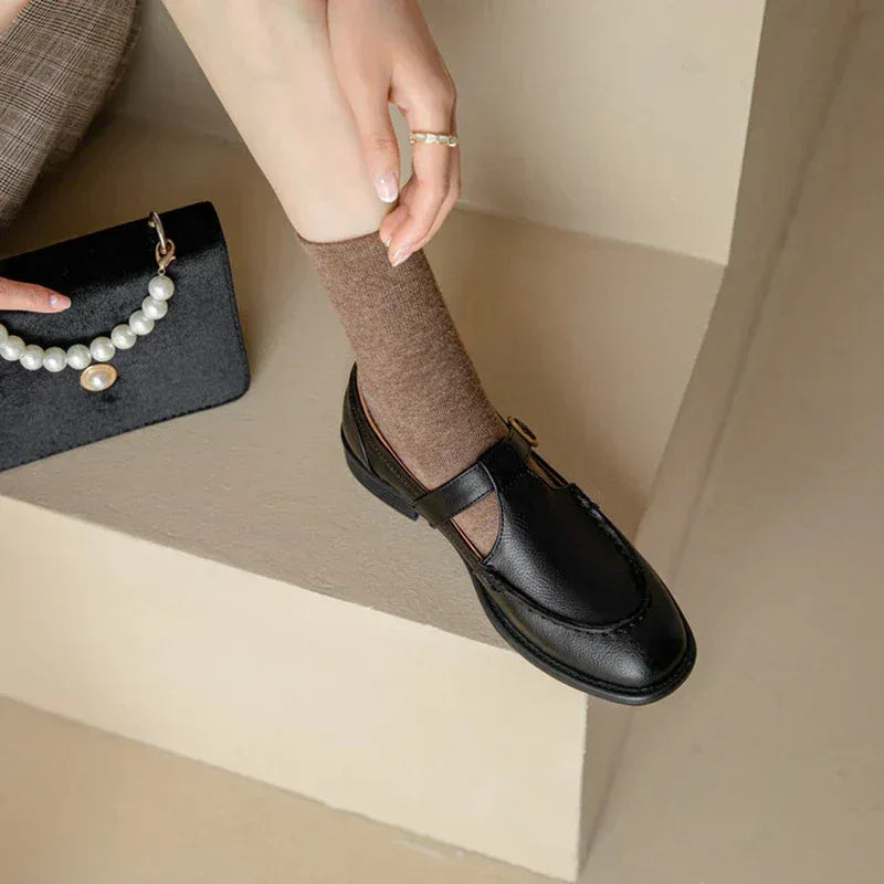 Nancy | Retro-Inspired Leather Shoes - MABEL LONDON