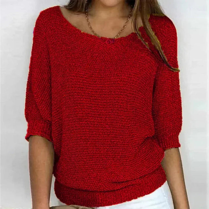Hollisia | Relaxed Knit Top - MABEL LONDON