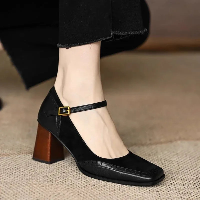 Ellie | Classic Leather Pumps - MABEL LONDON