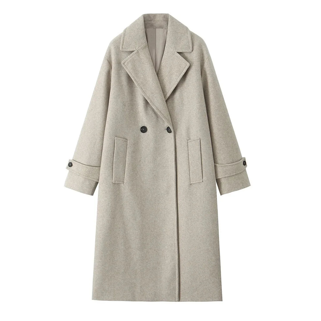 Elora - Longline Luxe Coat - MABEL LONDON