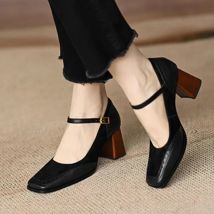 Ellie | Classic Leather Pumps - MABEL LONDON