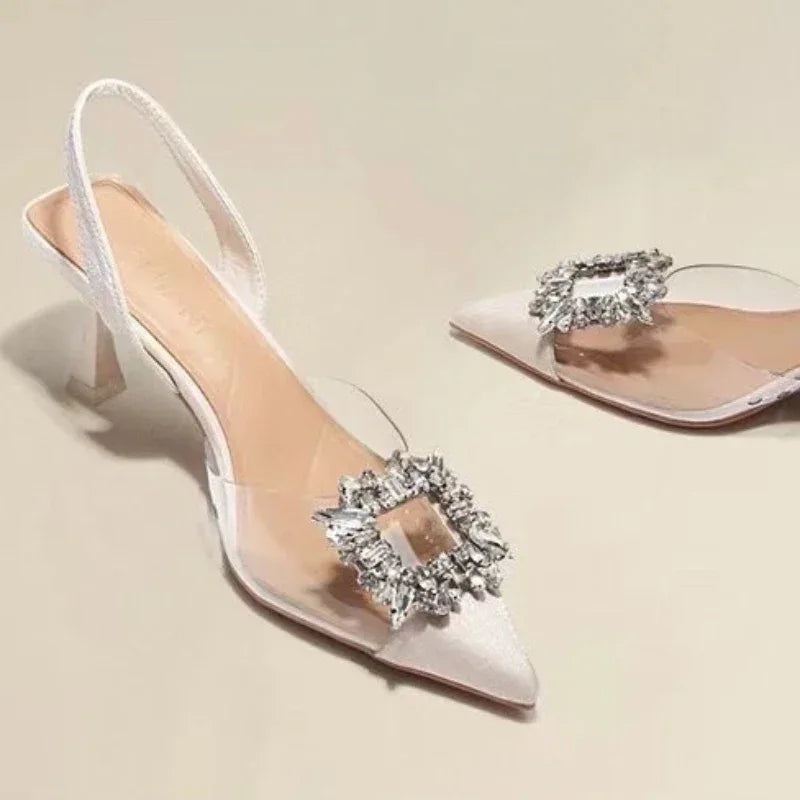 ROCHELLE™ – Sophisticated Sparkle Pointed Heels - MABEL LONDON