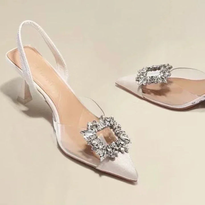 ROCHELLE™ – Sophisticated Sparkle Pointed Heels - MABEL LONDON