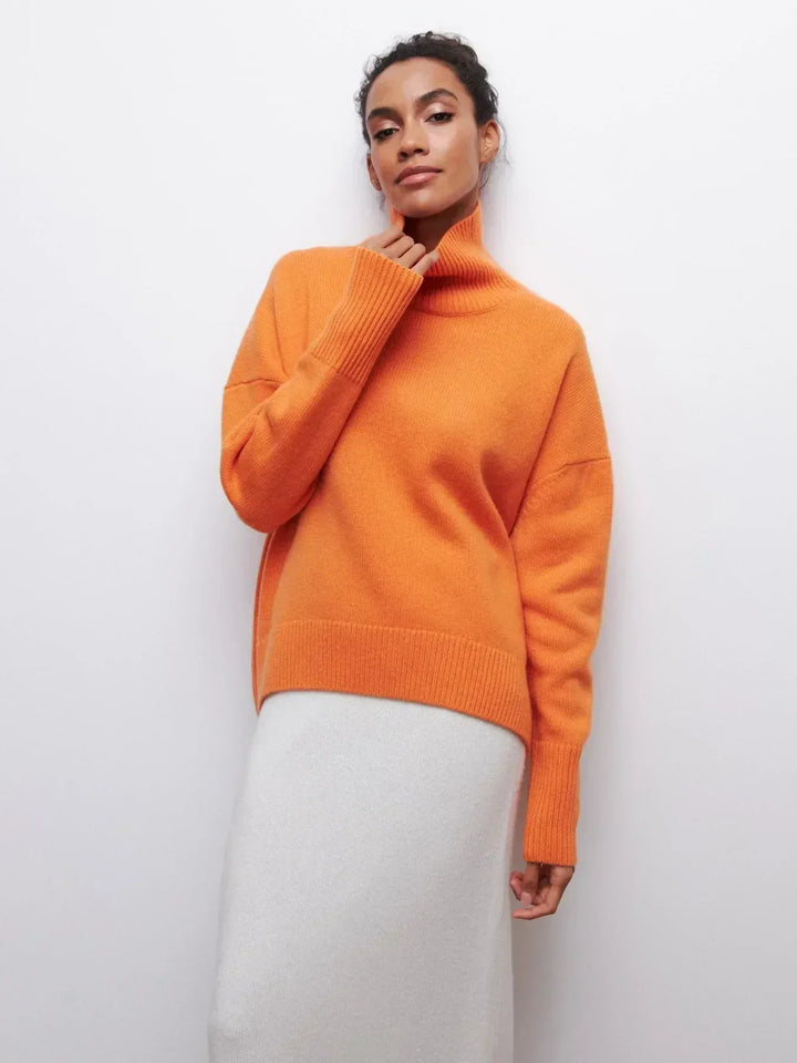 ALYSSA™ - Elegant Turtleneck Sweater - MABEL LONDON