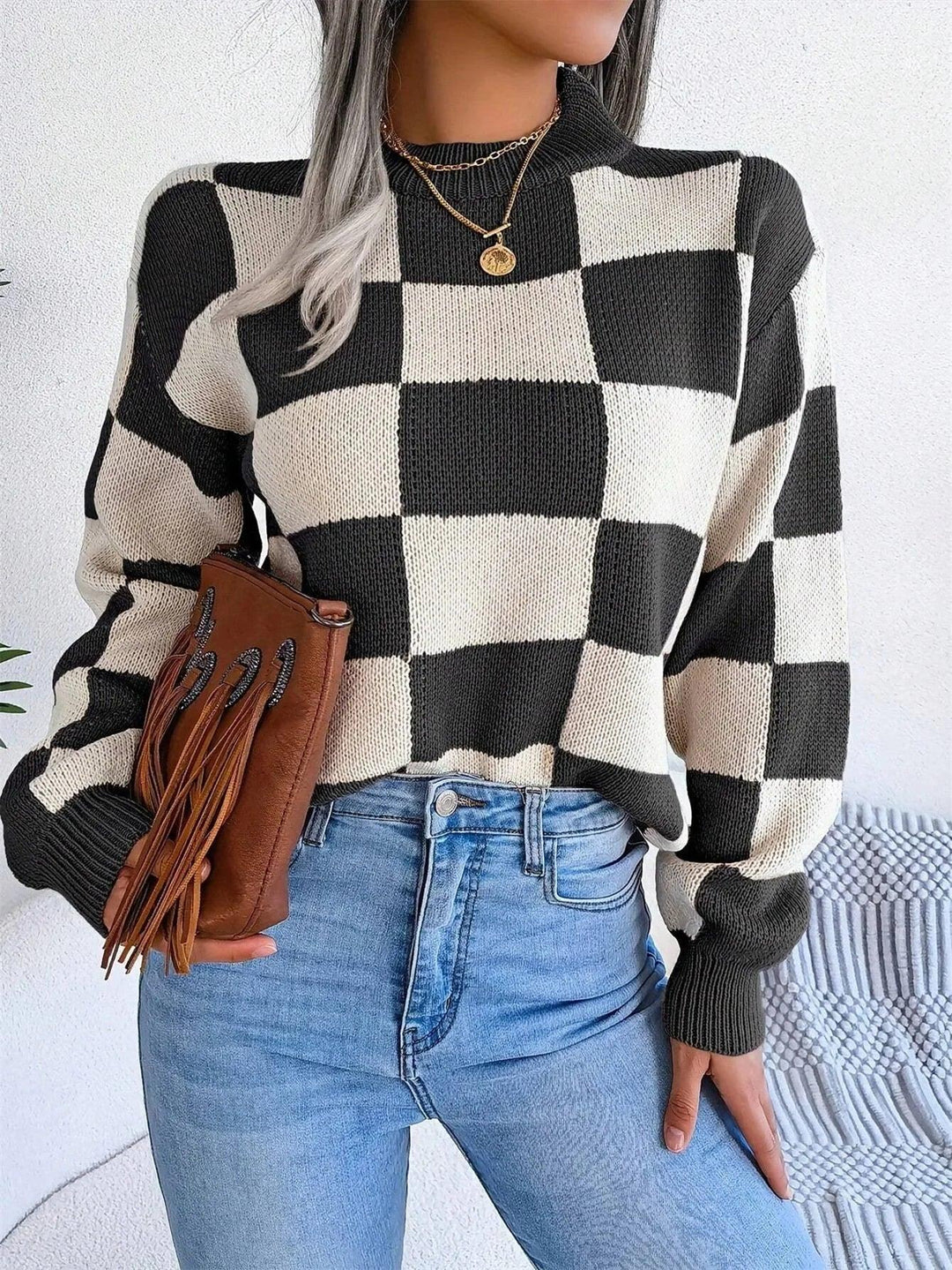 Kayla - Cozy Pullover Sweater - MABEL LONDON