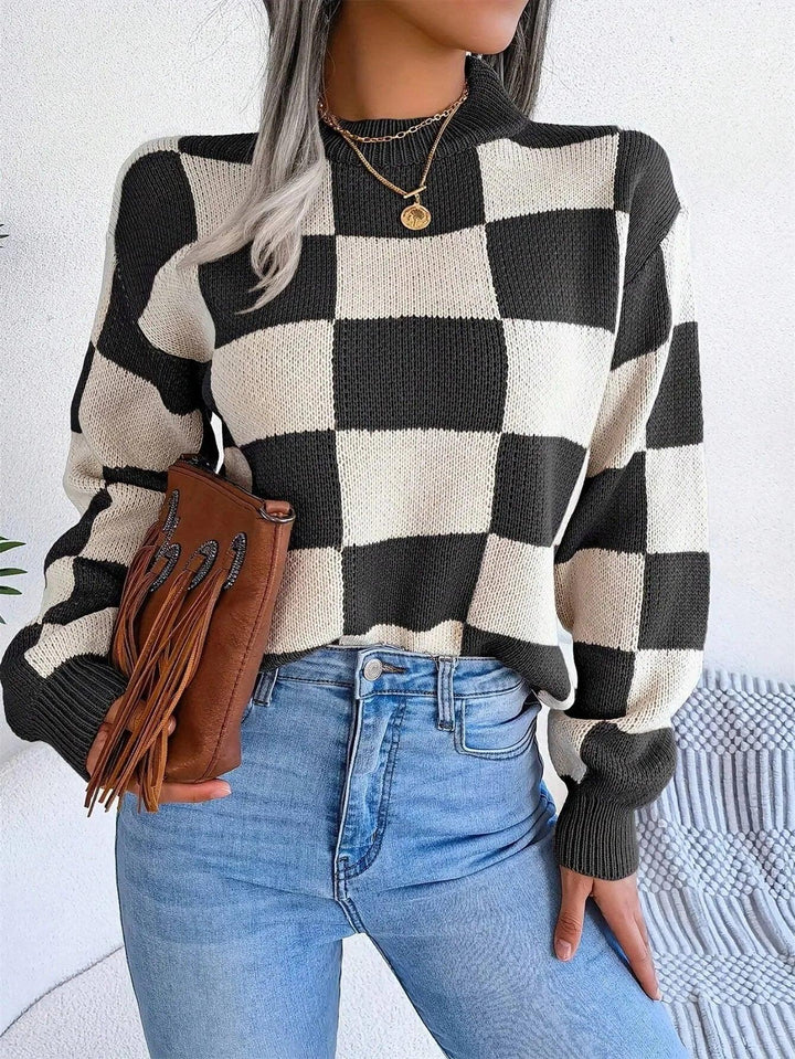 Kayla - Cozy Pullover Sweater - MABEL LONDON