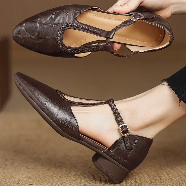 Risla | Soft Leather Mary Janes - MABEL LONDON