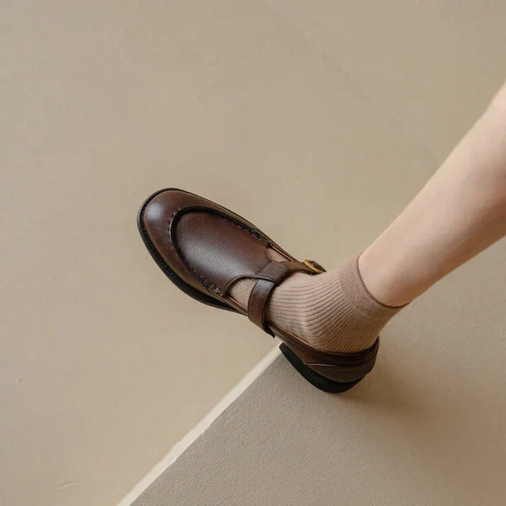 Nancy | Retro-Inspired Leather Shoes - MABEL LONDON