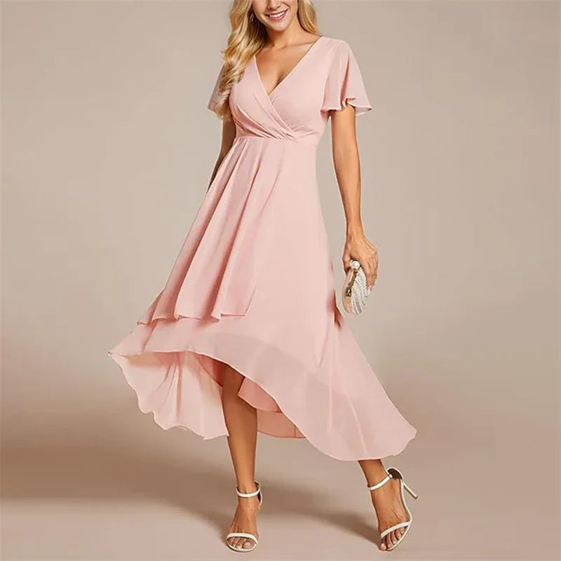 Ismey | Elegant Flowing Dress - MABEL LONDON