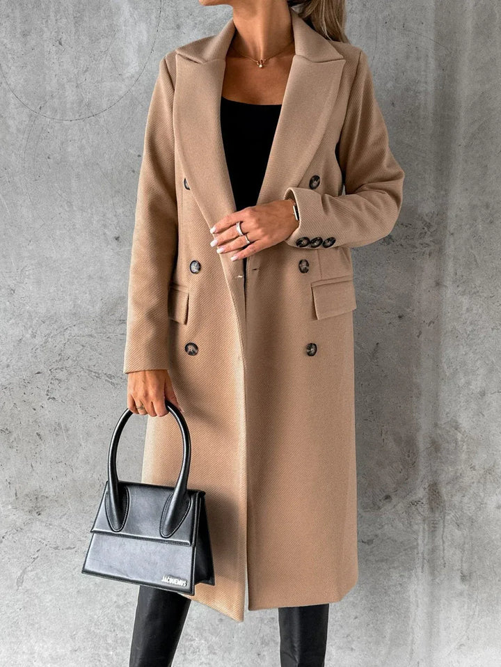 Jolie - Timeless Longline Coat - MABEL LONDON
