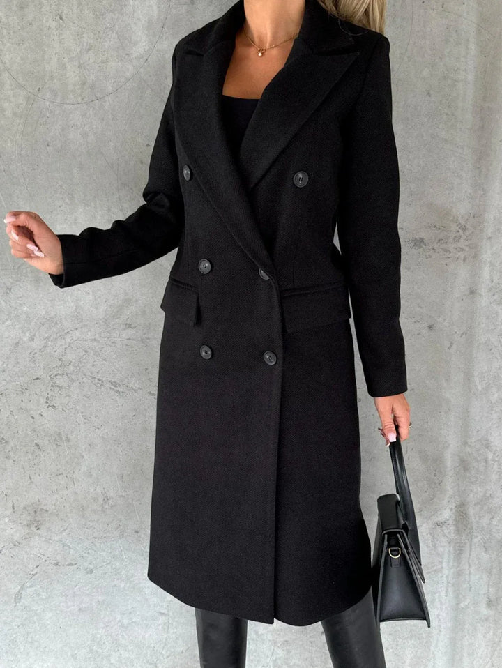Jolie - Timeless Longline Coat - MABEL LONDON