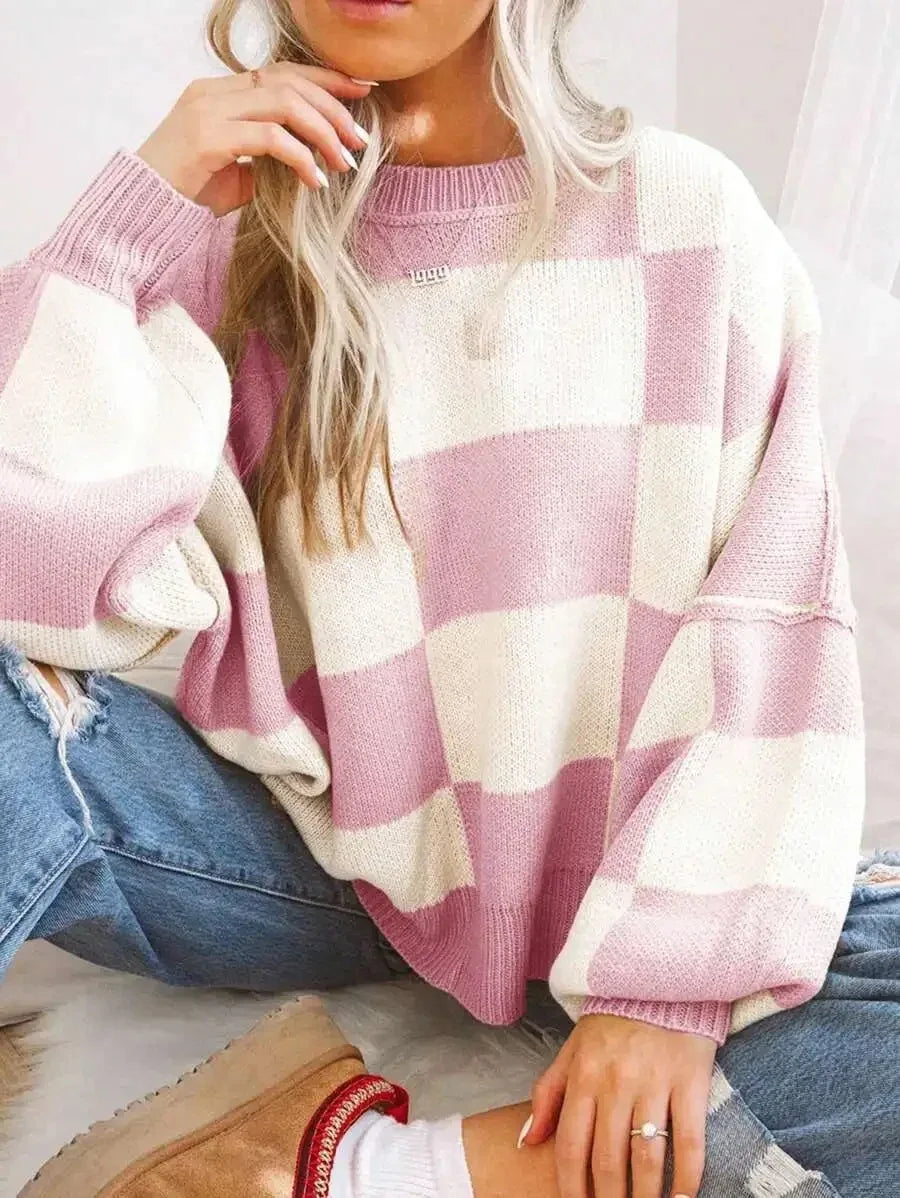 Kayla - Cozy Pullover Sweater - MABEL LONDON