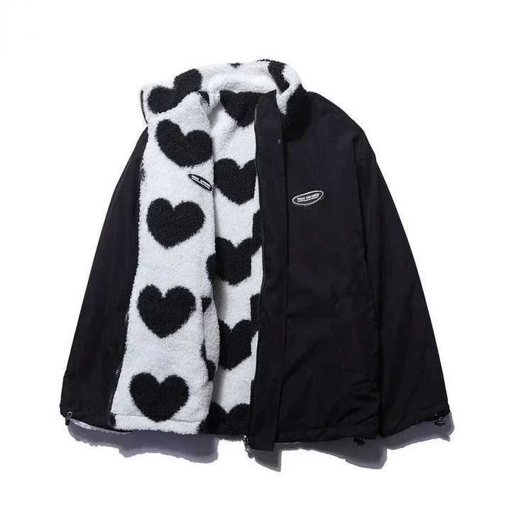 Alveena | Reversible Heart Jacket - MABEL LONDON