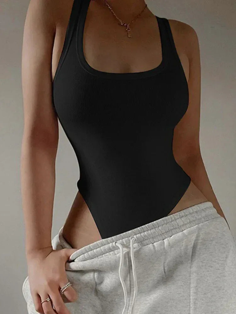 NADÈGE™ – Casual Sleeveless Bodysuit - MABEL LONDON