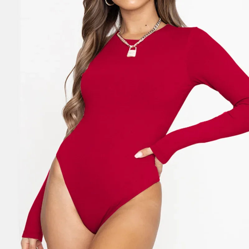 MIRAYE™ – Sleek Long Sleeve Bodysuit - MABEL LONDON