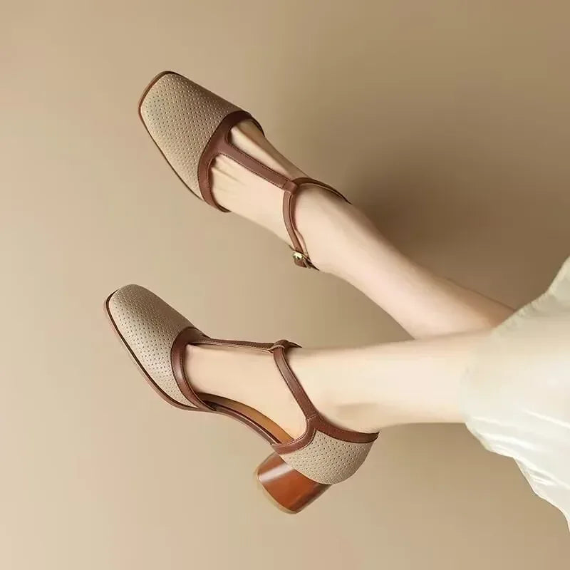 Genira | Mid-Heel Classic Shoes - MABEL LONDON