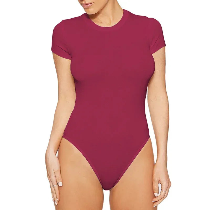 JANELLE™ – Classic Short Sleeve Bodysuit - MABEL LONDON