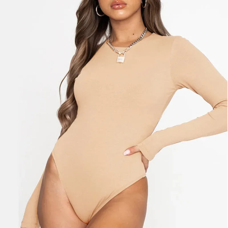 MIRAYE™ – Sleek Long Sleeve Bodysuit - MABEL LONDON