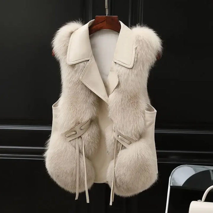 Megane | Regal Fur Vest - MABEL LONDON